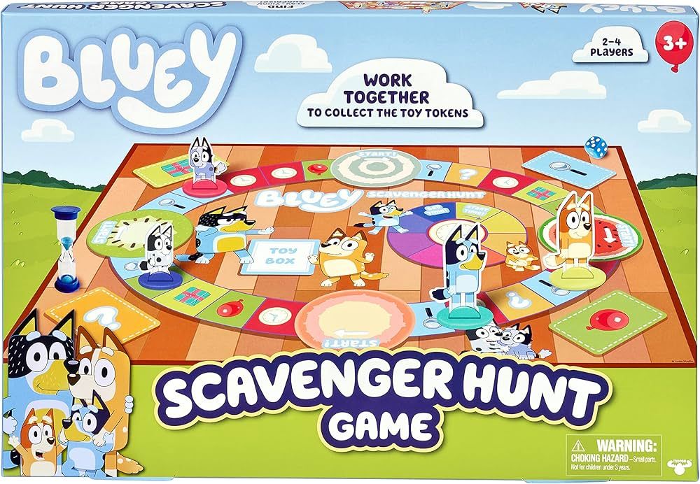 Bluey Scavenger Hunt Game, 2-4 players | Amazon (US)