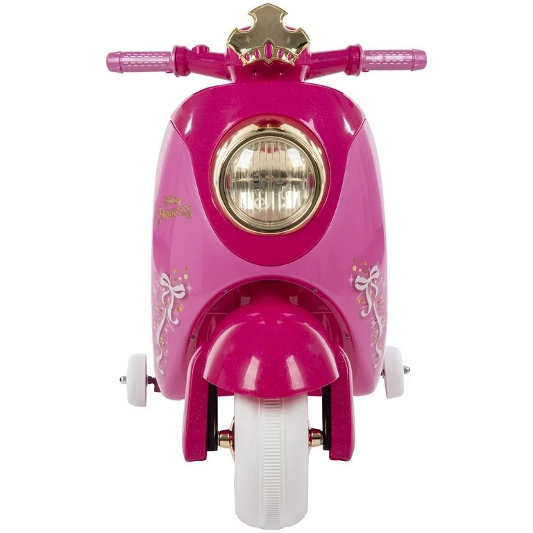 Disney Princess 6 Volt Euro Scooter Ride-on Battery-Powered Toy, Pink by Huffy | Walmart (US)