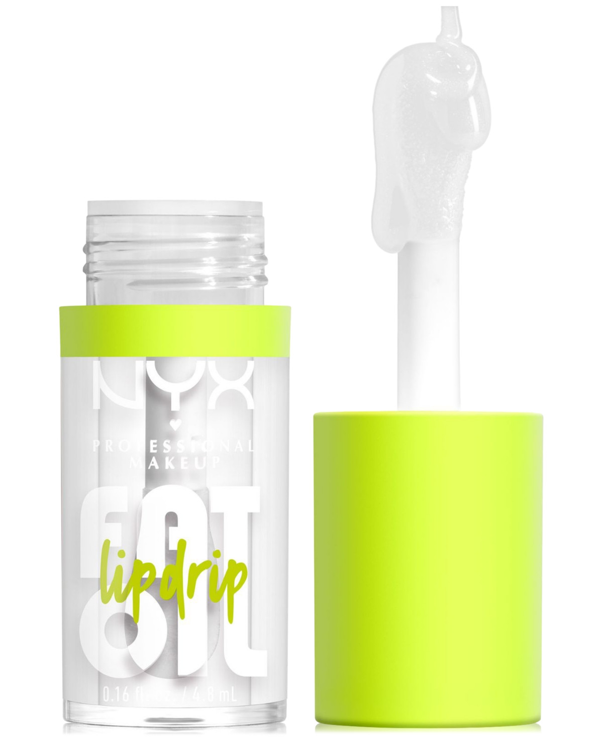 Nyx Professional Makeup Fat Oil Lip Drip, 0.16 oz. - My Main (clear) | Macy's