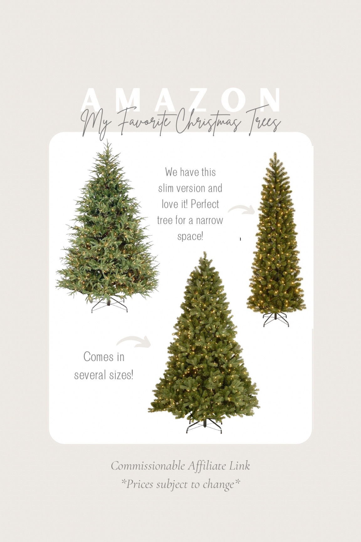 My favorite Faux pre-lit Christmas trees on Amazon! National tree company is my favorite brand for for Christmas trees an Amazon carry some. We have the pencil tree for a small corner in our family room and we love it. It looks so realistic and the quality has been great over the last several years.

#LTKhome #LTKHoliday #LTKSeasonal