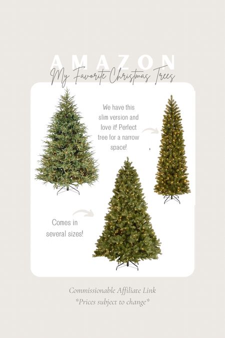 My favorite Faux pre-lit Christmas trees on Amazon! National tree company is my favorite brand for for Christmas trees an Amazon carry some. We have the pencil tree for a small corner in our family room and we love it. It looks so realistic and the quality has been great over the last several years.

#LTKhome #LTKHoliday #LTKSeasonal