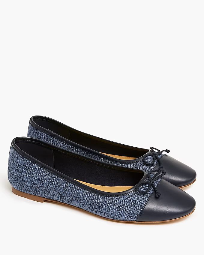 Tweed ballet flats | J.Crew Factory