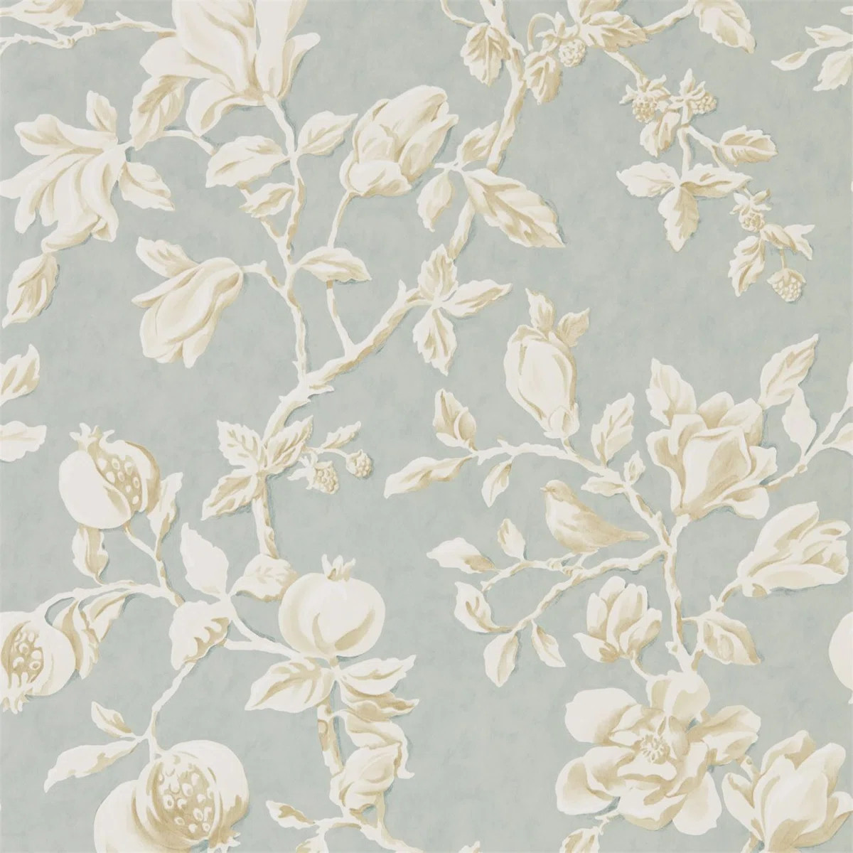 Magnolia & Pomegranate Wallpaper | Perigold