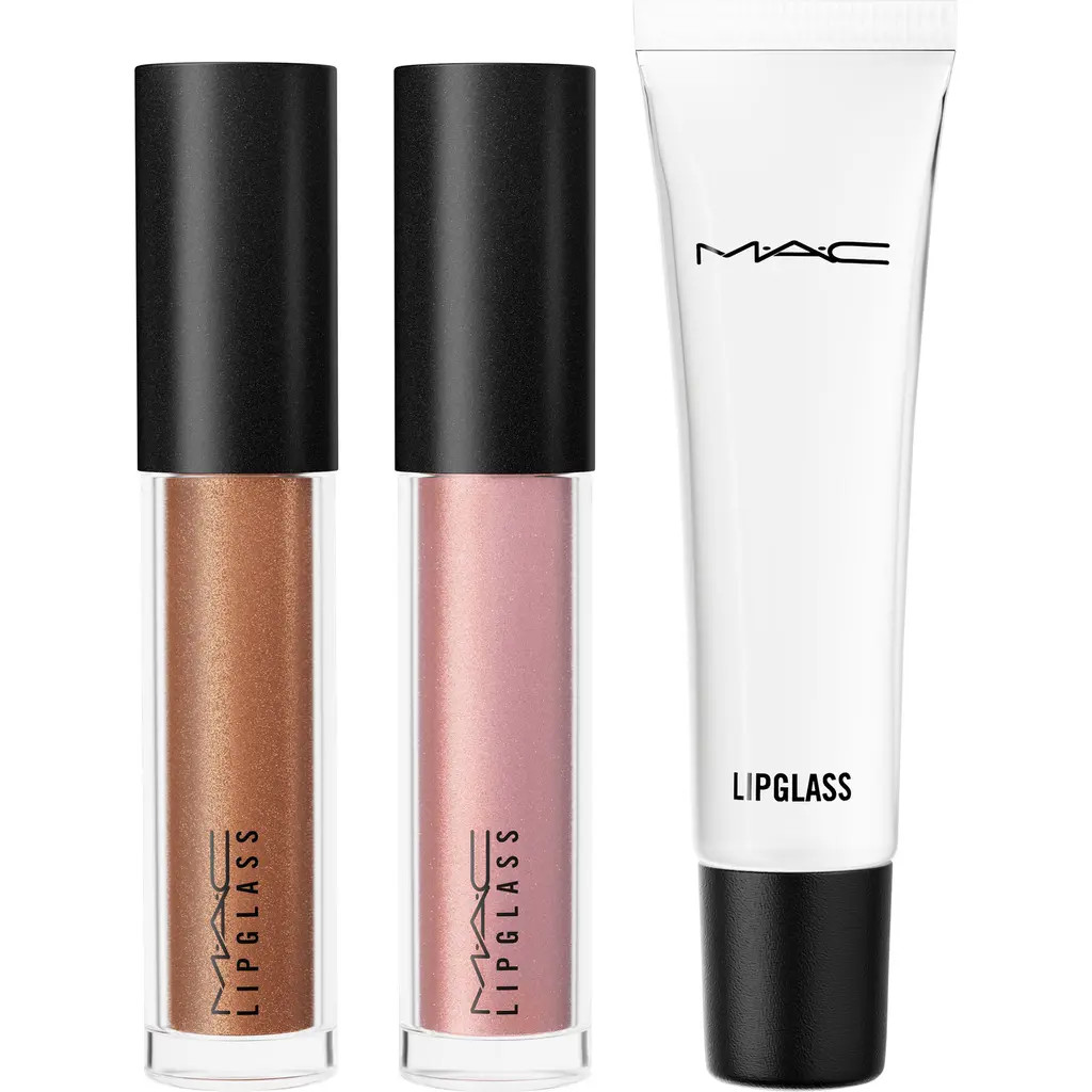 MAC Cosmetics Guilty Pleasure Lipglass Lip Gloss Trio Set $72 Value in None at Nordstrom | Nordstrom
