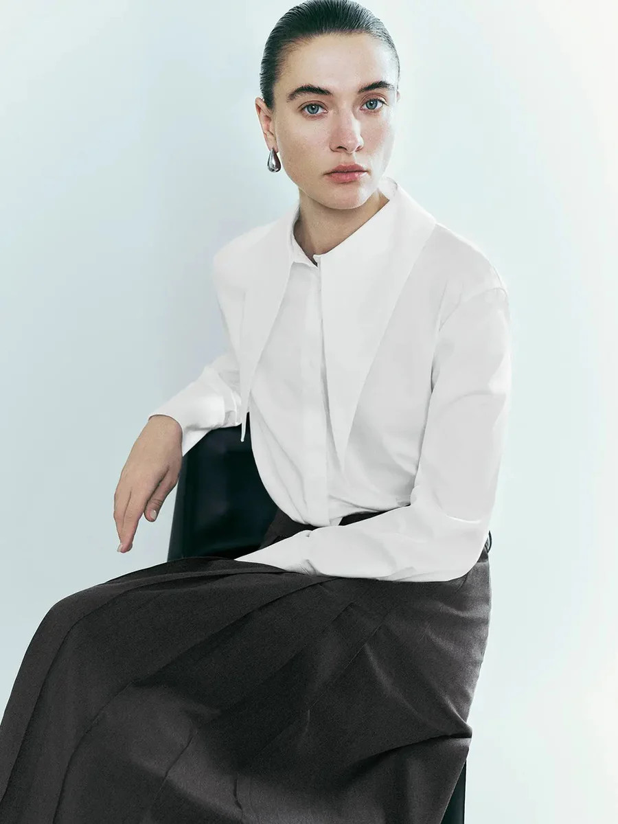 Button Up Loose Shirt | Urban Revivo
