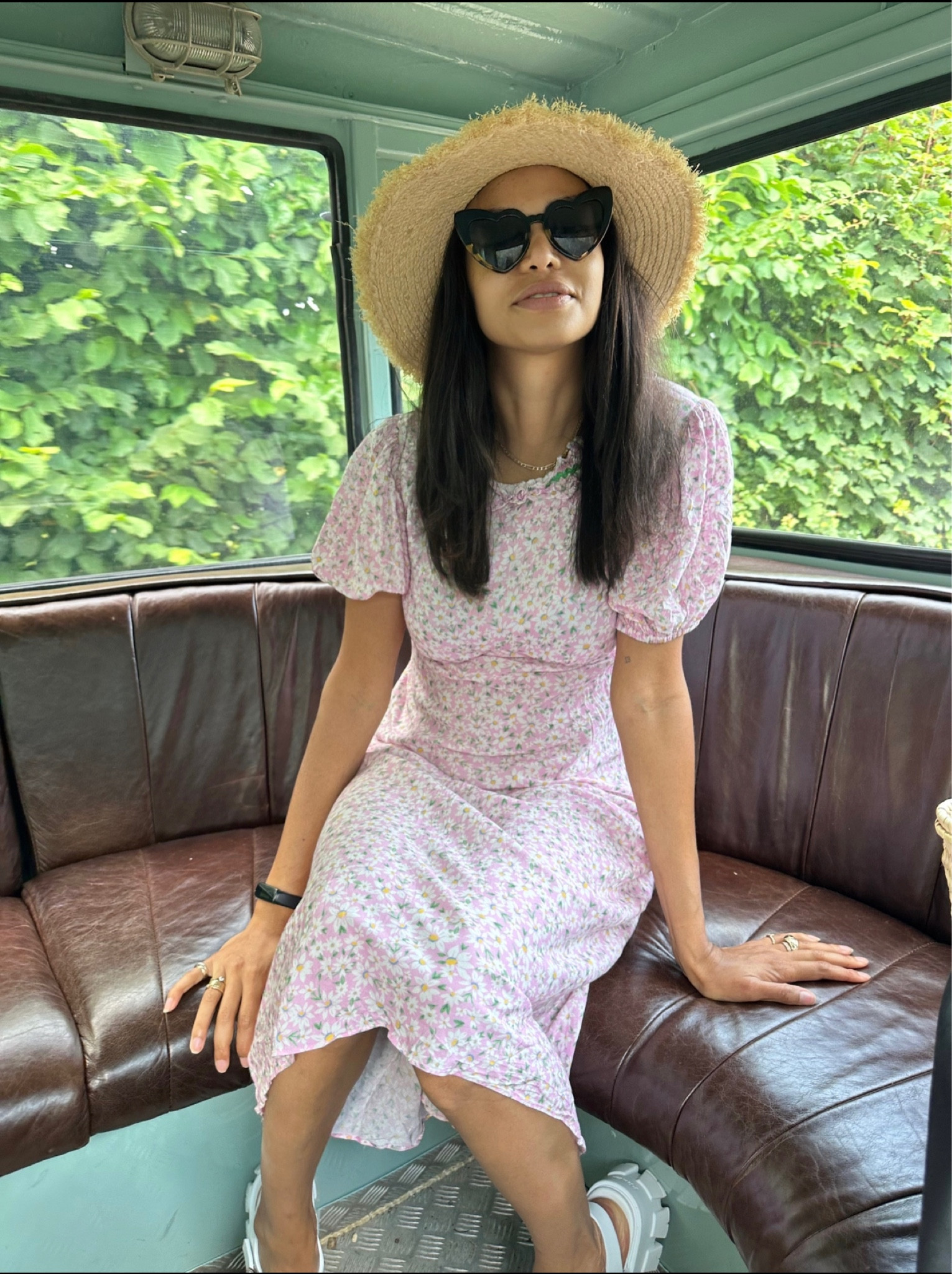Floral dress and straw hat are a tale as old as time 

#LTKSeasonal #LTKSale #LTKsalealert