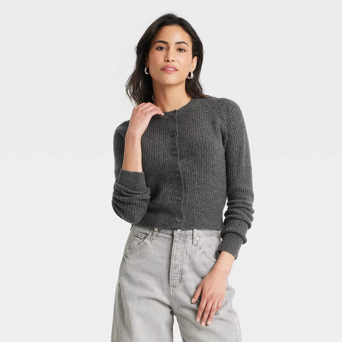 Women's Cozy Knit Button-Front Cardigan - Universal Thread™ | Target