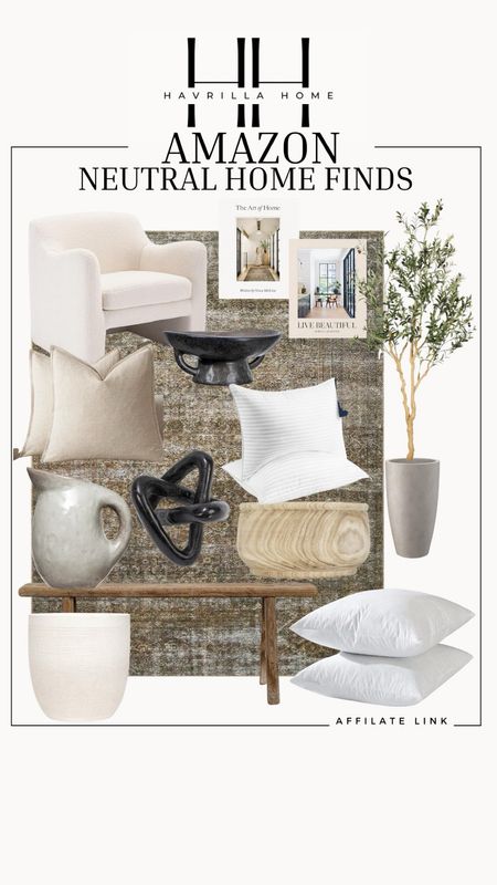 Amazon neutral home finds, Amazon home decor, Amazon bedrooom finds, accent chair, bench, faux tree, pillows, throw pillows, ceramic vases, accent pillows. Follow @havrillahome on Instagram and Pinterest for more home decor inspiration, diy and affordable finds Holiday, christmas decor, home decor, living room, Candles, wreath, faux wreath, walmart, Target new arrivals, winter decor, spring decor, fall finds, studio mcgee x target, hearth and hand, magnolia, holiday decor, dining room decor, living room decor, affordable, affordable home decor, amazon, target, weekend deals, sale, on sale, pottery barn, kirklands, faux florals, rugs, furniture, couches, nightstands, end tables, lamps, art, wall art, etsy, pillows, blankets, bedding, throw pillows, look for less, floor mirror, kids decor, kids rooms, nursery decor, bar stools, counter stools, vase, pottery, budget, budget friendly, coffee table, dining chairs, cane, rattan, wood, white wash, amazon home, arch, bass hardware, vintage, new arrivals, back in stock, washable rug

#LTKFindsUnder100 #LTKStyleTip #LTKHome