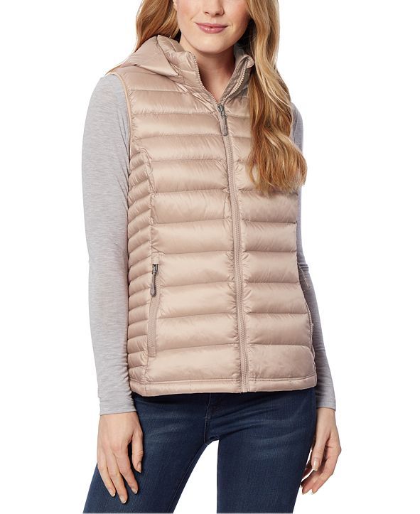 Packable Hooded Down Puffer Vest, Created for Macy's | Macys (US)