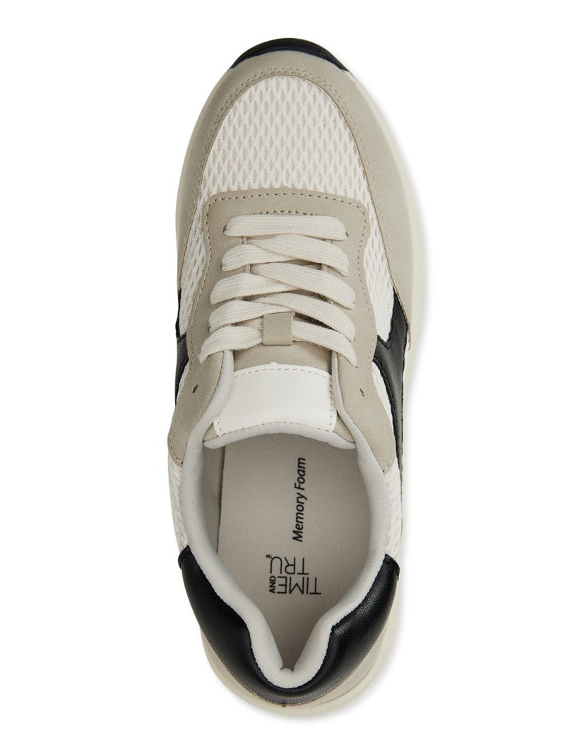 Time And Tru Women's Platform Retro Sneaker | Walmart (US)