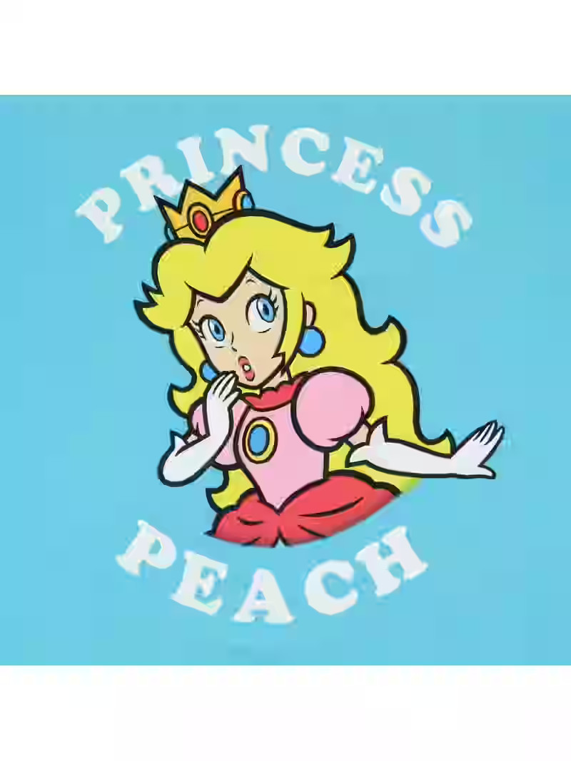Princess Peach Girls Short Sleeve Graphic T-Shirt, Sizes 4-16 | Walmart (US)