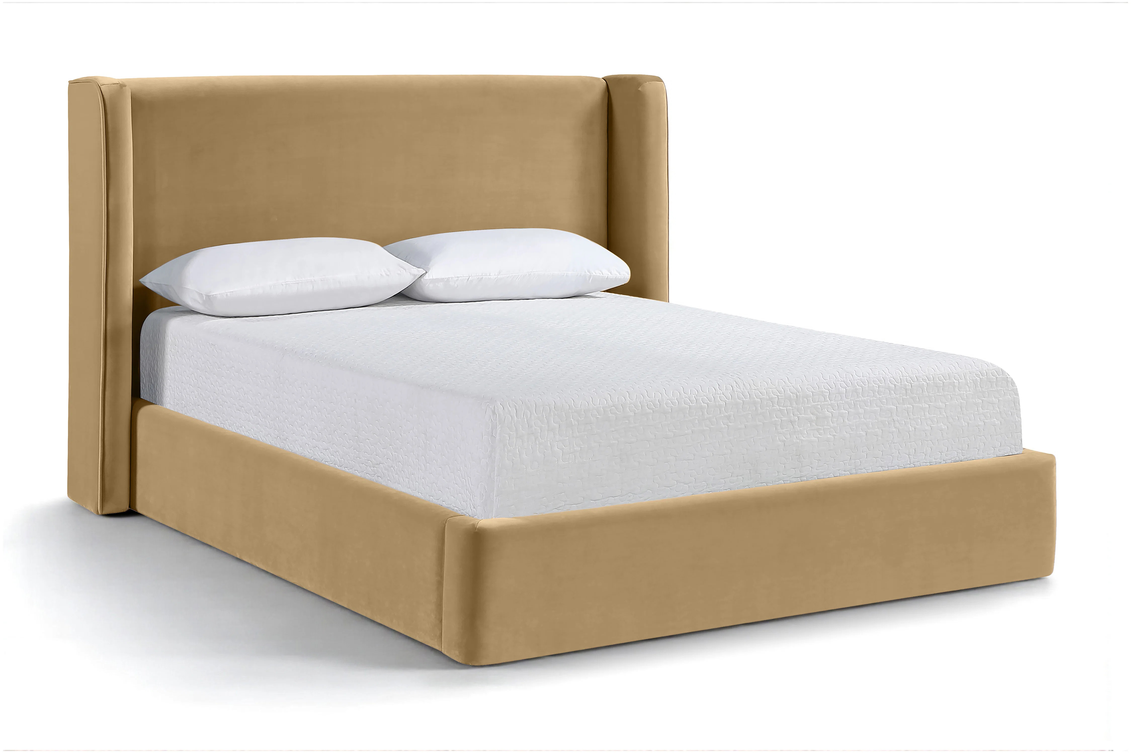 Latitude Run® Wanaque Velvet Upholstered Bed - Wayfair Canada | Wayfair North America