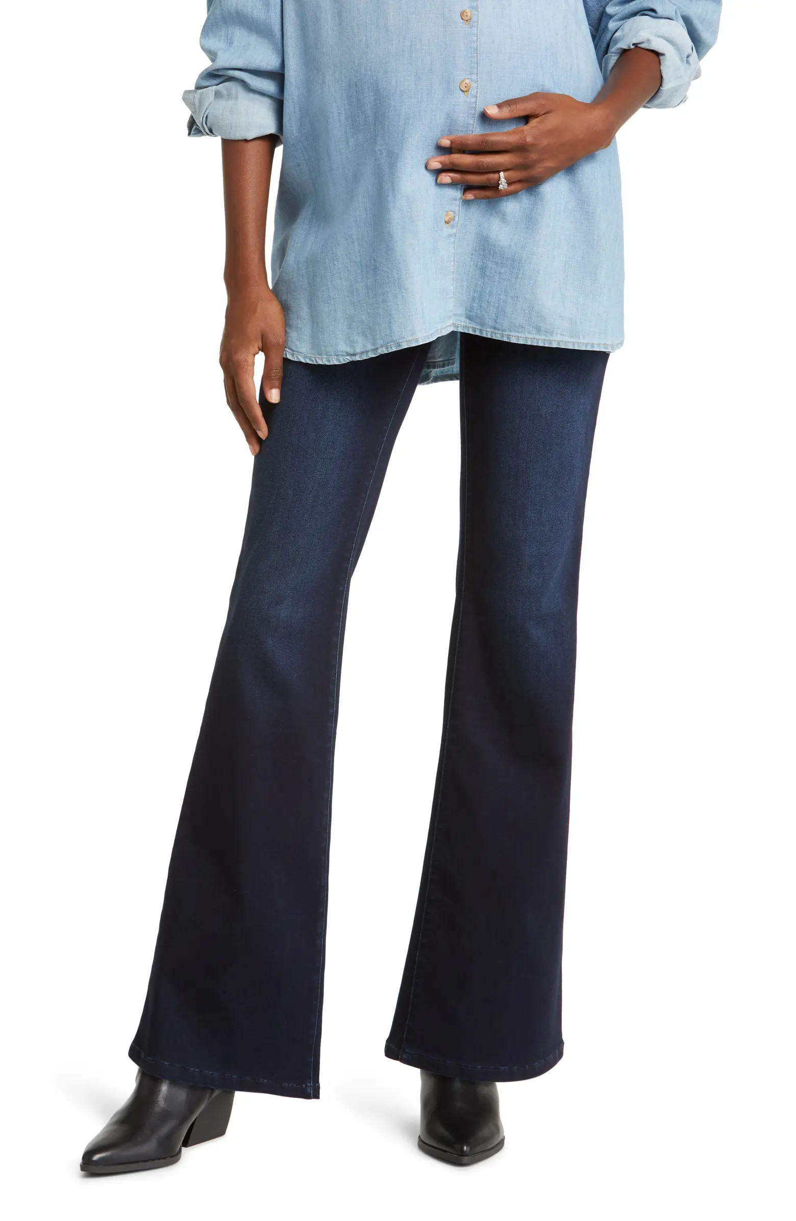 1822 Denim Better Butter Over the Bump Slim Bootcut Maternity Jeans | Nordstrom | Nordstrom
