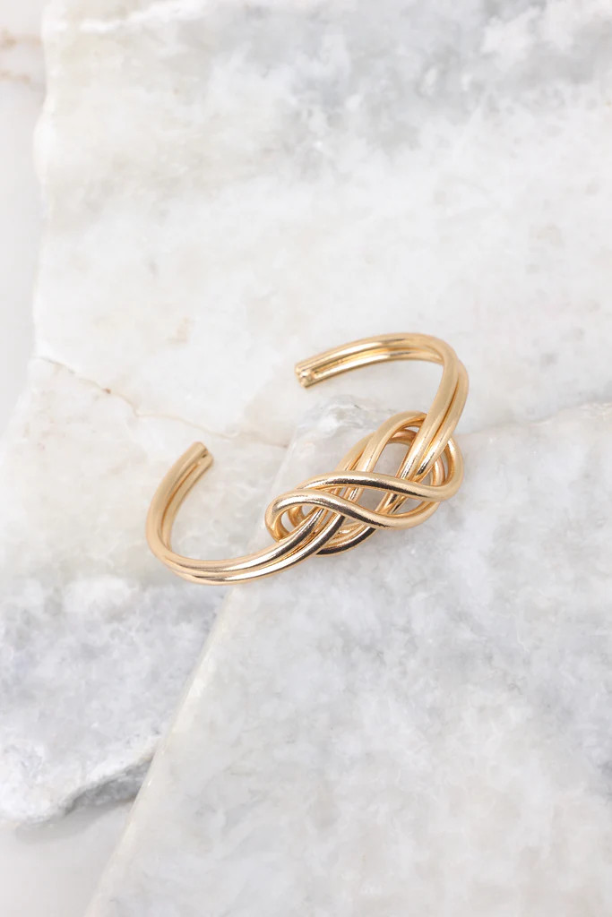 A Love Game Gold Bracelet | Red Dress 