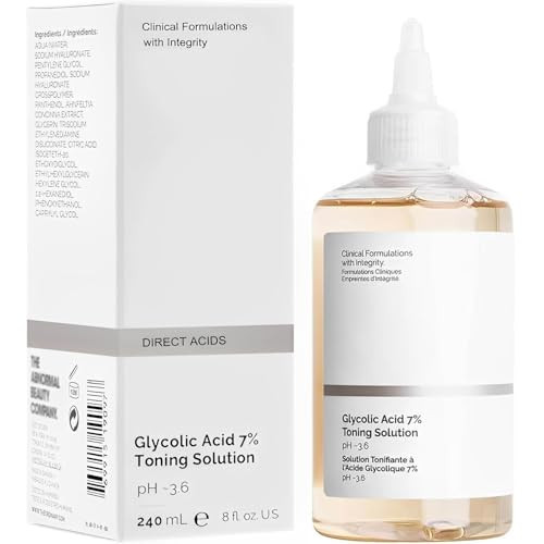 8.0 Fl Oz Ordinary Glycolic Acid Toning Solution, Ordinary Glycolic Acid 7% Toner, Ordinary Glycolic Sour 7% Toning 240ML, KeepThe Skin Moist, Exfoliating Serum for Face | Amazon (US)