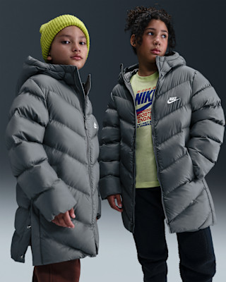Nike Sportswear All Day Play Big Kids' Therma-FIT Loose-Fit Mid-Length Puffer Jacket | Nike (US)