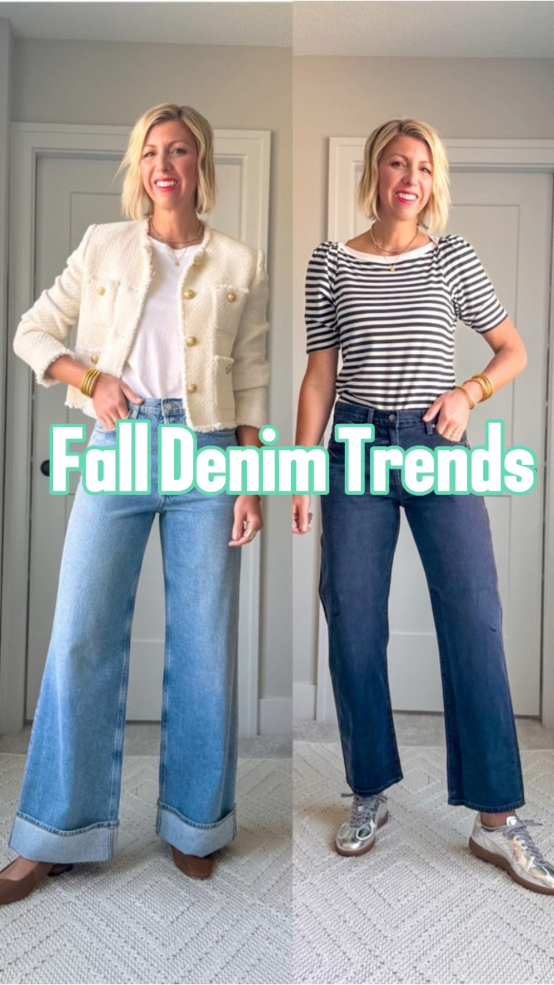 I am rounding up the best fall denim trends that are wearable, and are the foundation of an effortless outfit! 

#LTKSeasonal #LTKOver40 #LTKVideo