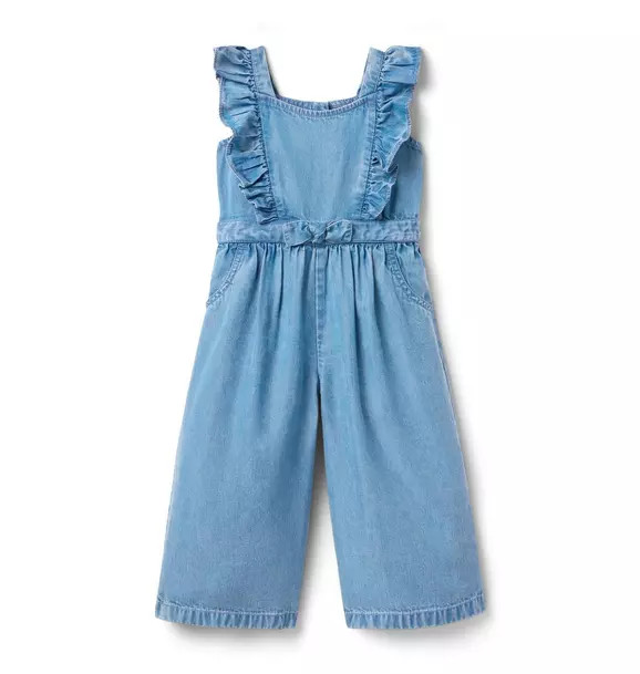 Chambray Wide Leg Jumpsuit | Janie and Jack