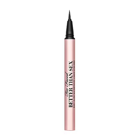 Too Faced Better Than Sex Easy Glide Waterproof Liquid Eyeliner, One Size, Black | JCPenney