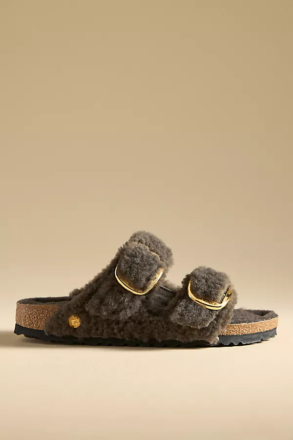 Arizona Big Buckle Teddy Sandals | Anthropologie (US)