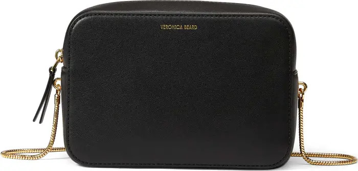 Veronica Beard Boxy Chain Leather Crossbody Bag | Nordstromrack | Nordstrom Rack
