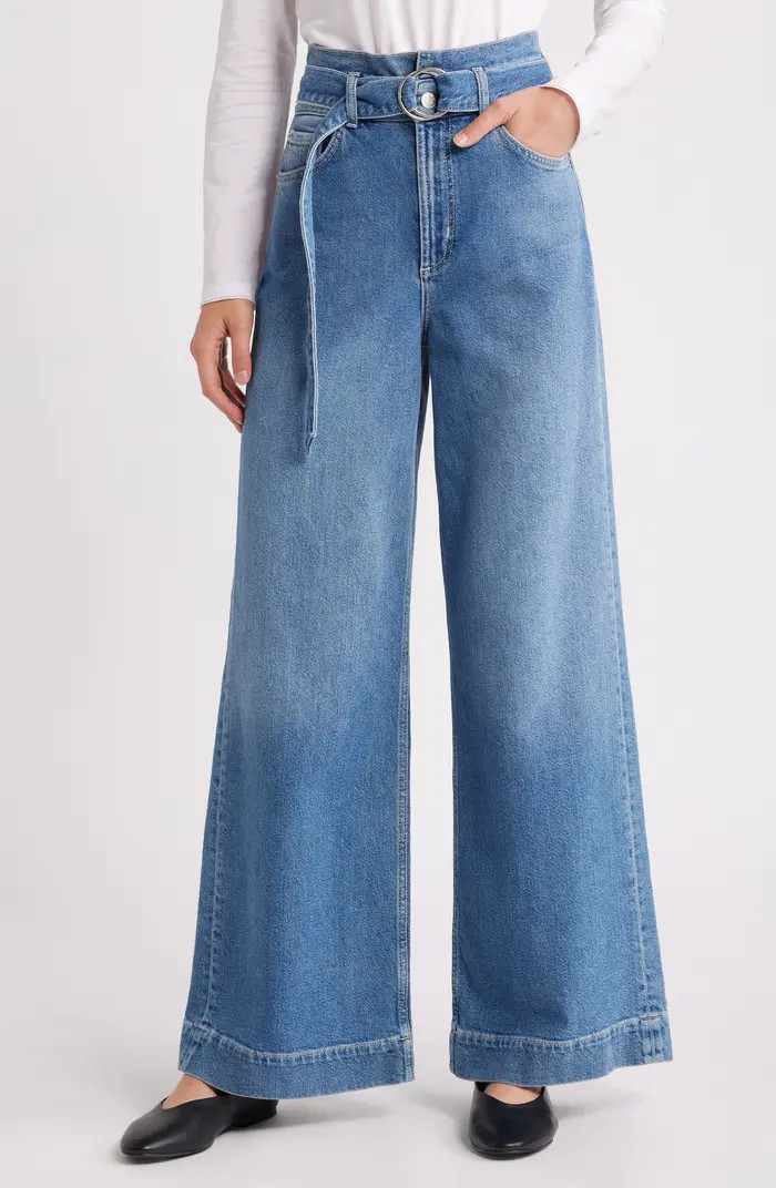 Descanso Belted Nonstretch Wide Leg Jeans | Nordstrom
