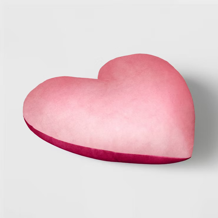 Reversible Velvet Heart Throw Pillow - Opalhouse™ | Target