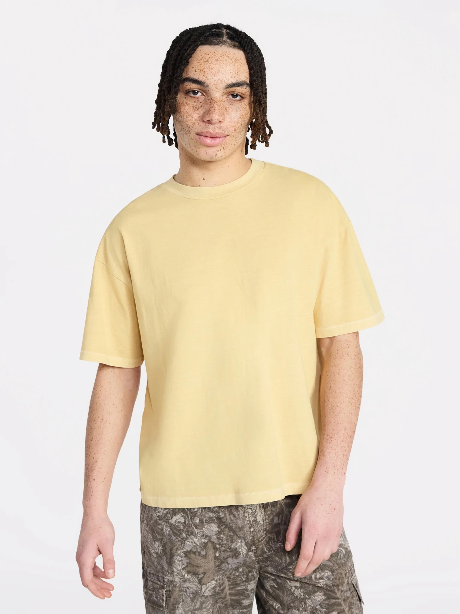 No Boundaries Oversize Tee with Short Sleeves, Men's XS-5XL | Walmart (US)