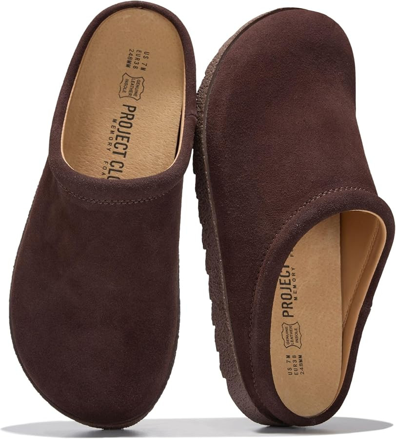 100% Genuine Leather Clogs for Women Womens Mules | Amazon (US)
