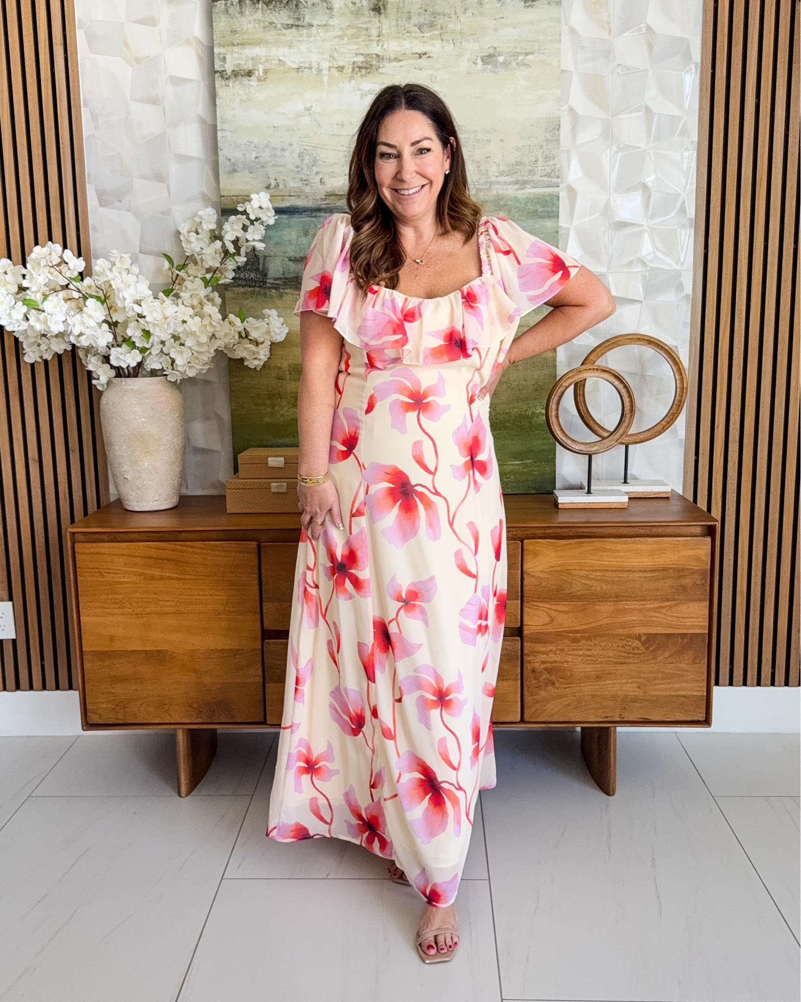 Petal & Pup Kame Maxi Dress in Pink Floral | Wearing L #summerdress #summereventoutfit #floraldress

#LTKSeasonal #LTKOver40 #LTKMidsize