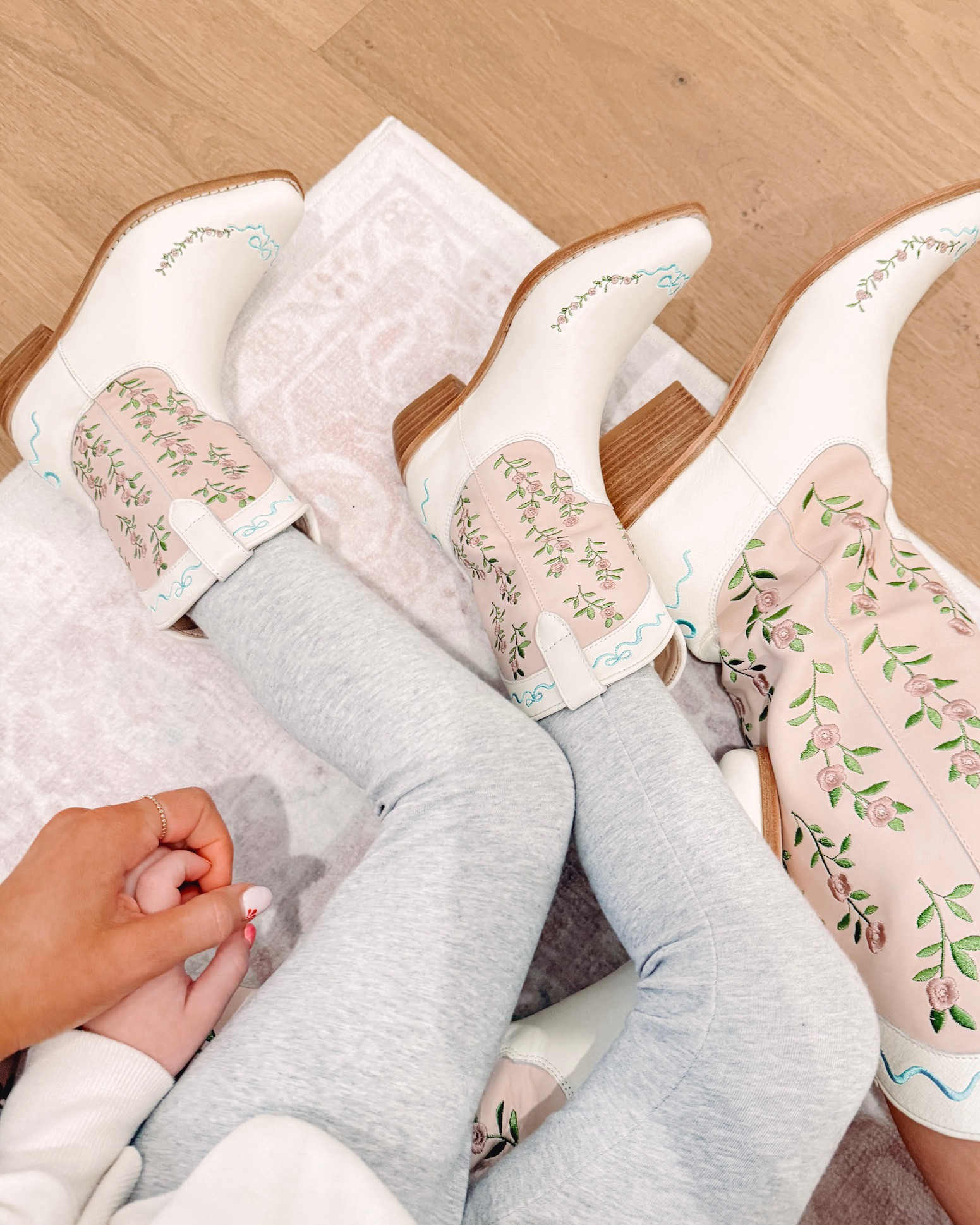 The CUTEST mommy + me boots 🎀😍

Kids, family, boots, unique, cute, cowboy ivy city co 

#LTKSeasonal #LTKKids #LTKFamily