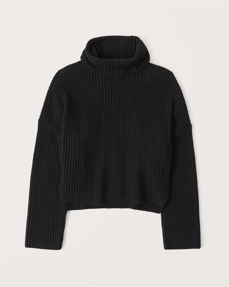 Ribbed Turtleneck Sweater | Abercrombie & Fitch (US)