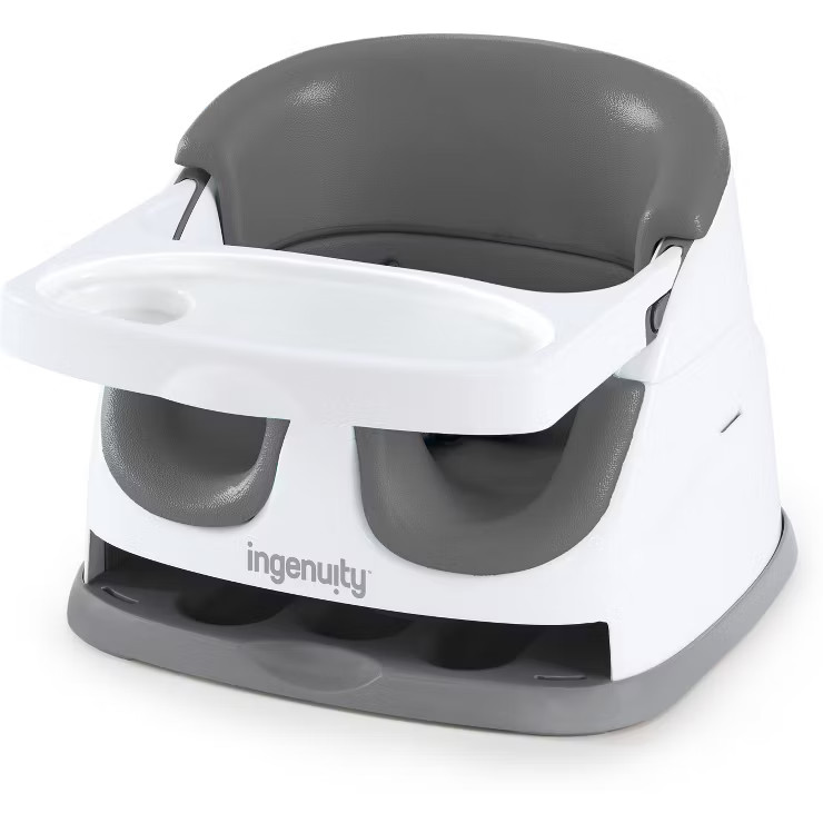 Ingenuity Baby Base 2-in-1 Booster Feeding and Floor Seat with Self-Storing Tray | Target