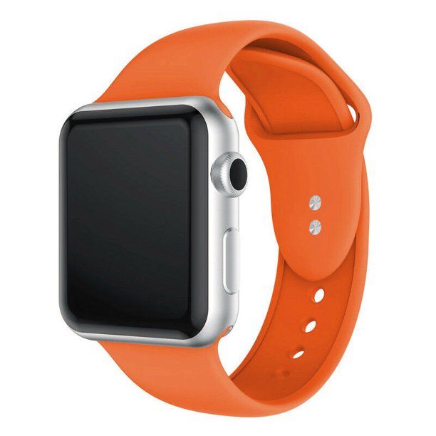 Silicone Sport Replacement Watch Band Strap for Apple Watch Series 1, 2, 3, & 4 - 38mm, 40mm, 42m... | Walmart (US)