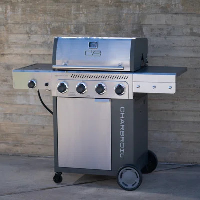 Charbroil Performance Series 4-Burner Gas Grill Cabinet with Side Burner | Wayfair North America