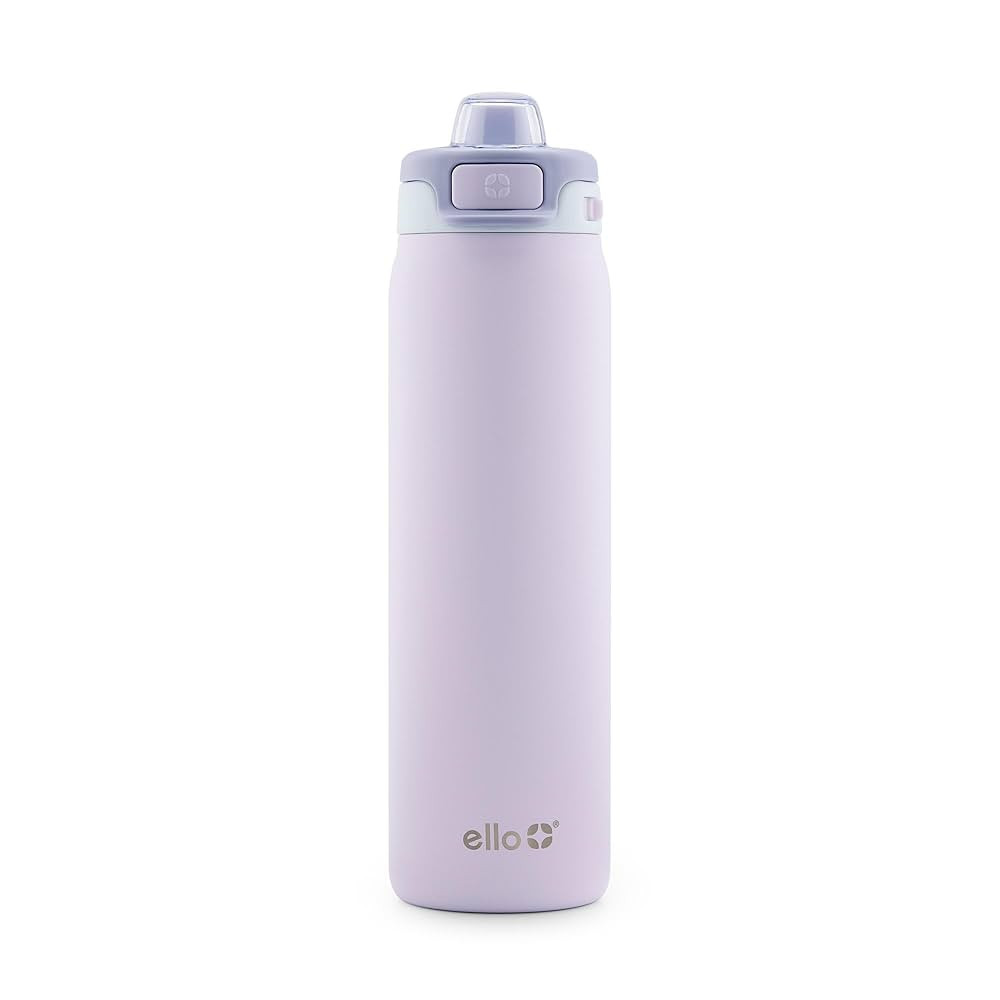 Ello Pop & Fill Stainless Steel Water Bottle with Quick Fill Technology, Double Walled Vacuum Ins... | Amazon (US)