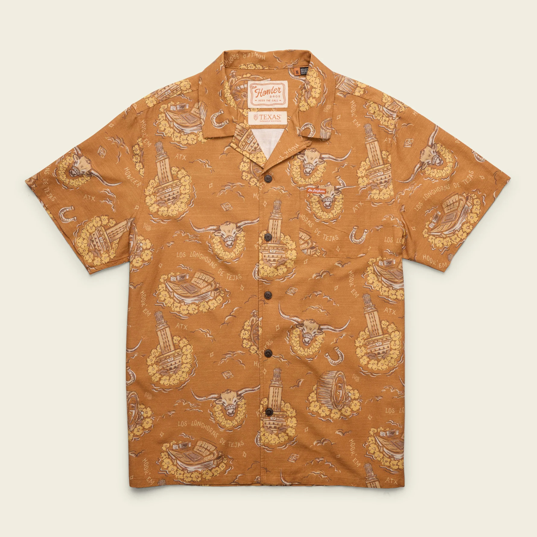Texas Longhorns Monoloha Shirt - Forty Acres : Burnt Orange | Howler Brothers