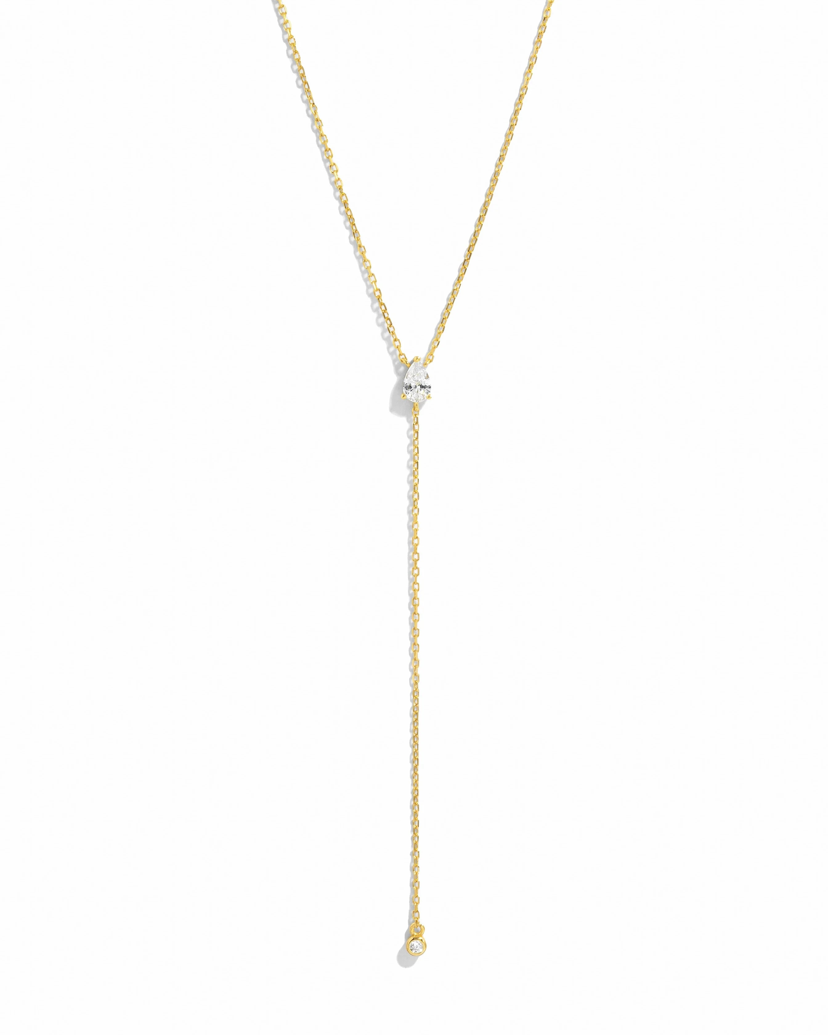 Pear Lariat | Sami Jewels | Sami Jewels