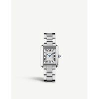 Cartier Tank Solo stainless steel watch, Women's | Selfridges