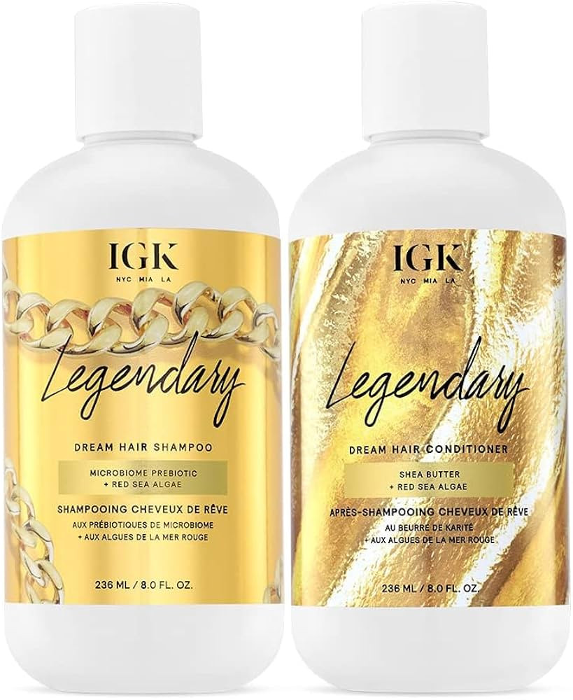 IGK LEGENDARY Dream Hair Sulfate-Free Shampoo and Conditioner Set | Healthy + Hydrated + Shine | ... | Amazon (US)