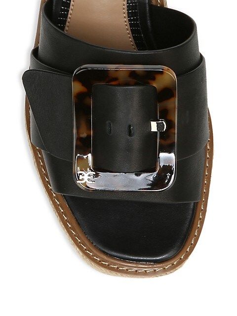 Livi Wedge Leather Sandals | Saks Fifth Avenue