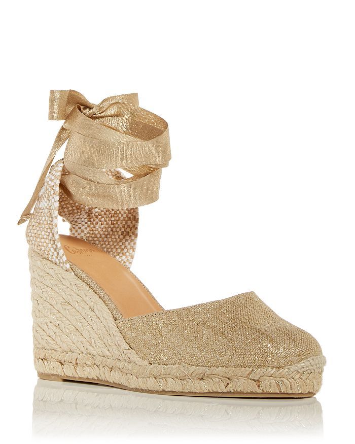 Women's Carina Ankle Tie Espadrille Wedge Sandals | Bloomingdale's (US)