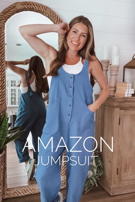 Amazon jumpsuit about 1/3 of the price to other brands! 