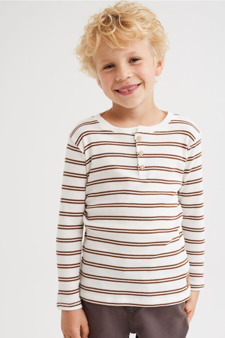 3-pack cotton Henley Shirts | H&M (US + CA)