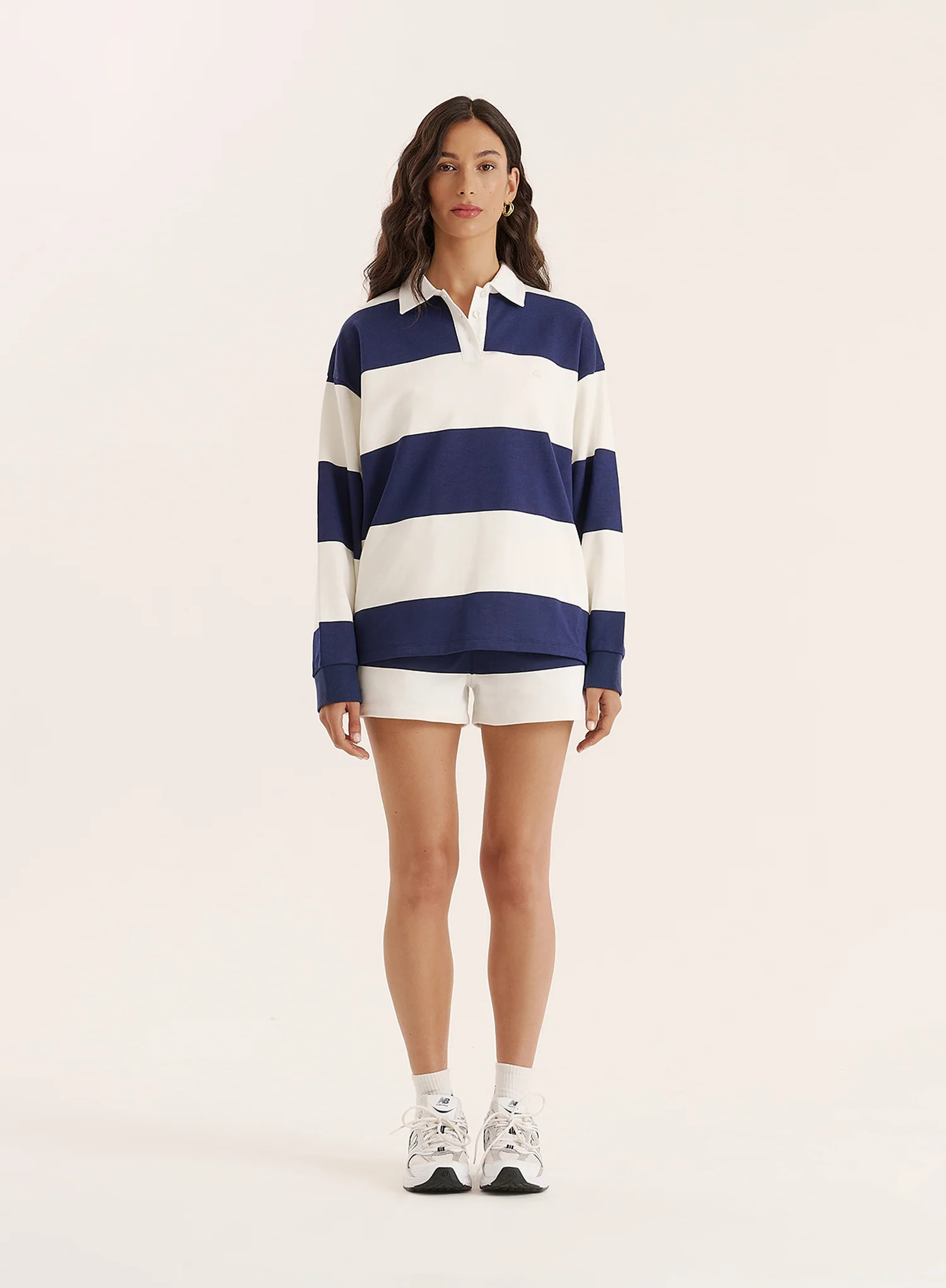 Navy And White Stripe Boxer Short- Alba | 4th & Reckless