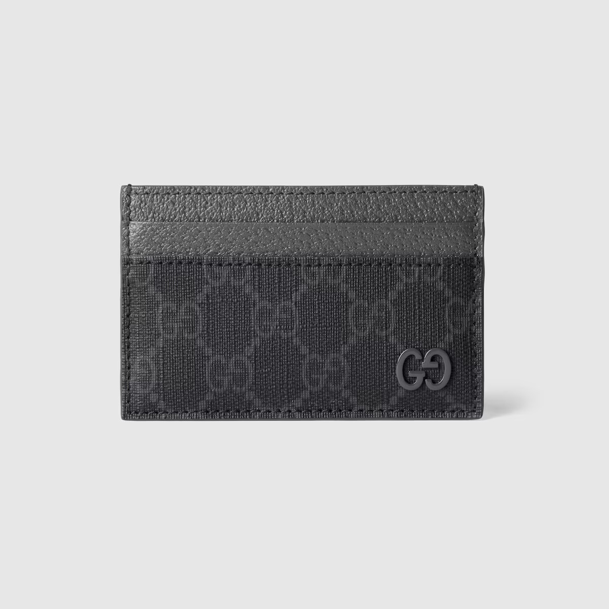 Gucci - Grey trim GG card case | Gucci (US)
