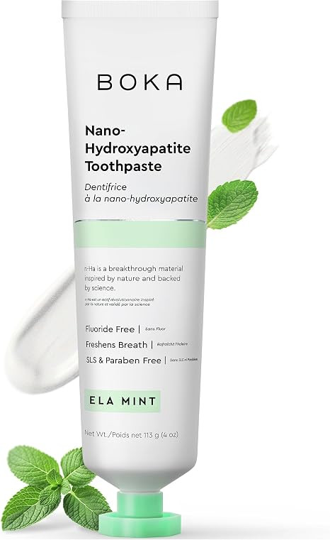Boka Toothpaste - Fluoride Free Toothpaste, Nano Hydroxyapatite Toothpaste | Appropriate for Sens... | Amazon (US)