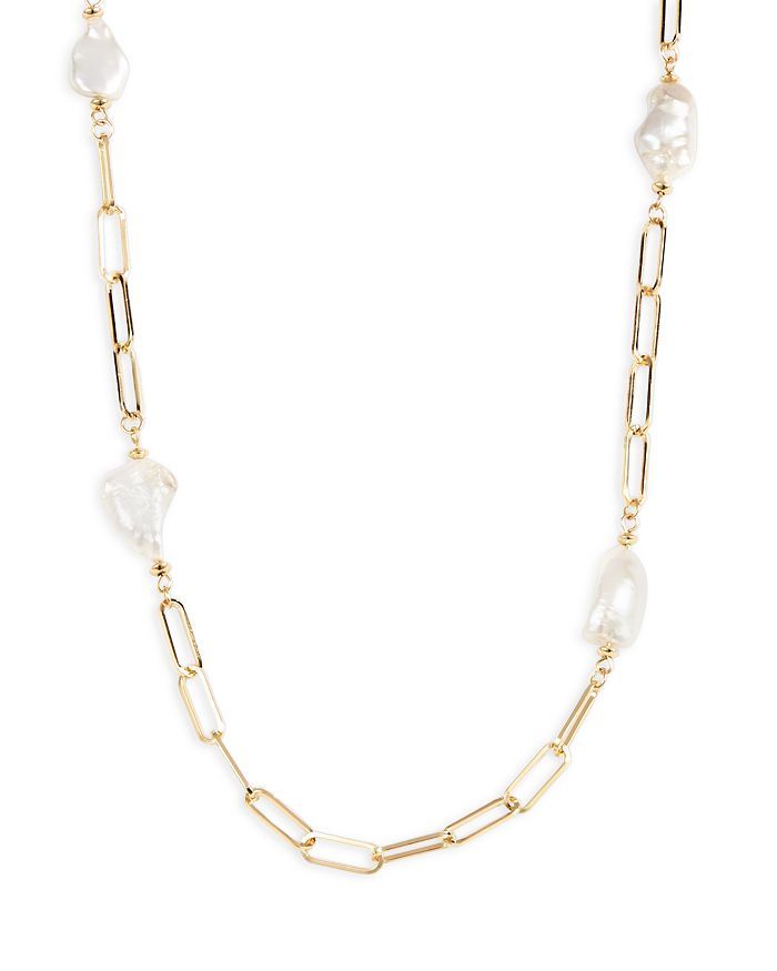 Cultured Freshwater Pearl Chain Link Strand Necklace, 37" - 100% Exclusive | Bloomingdale's (US)