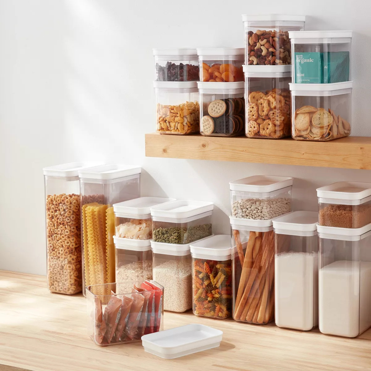 21pc Food Storage Canister Set Clear - Brightroom™ | Target