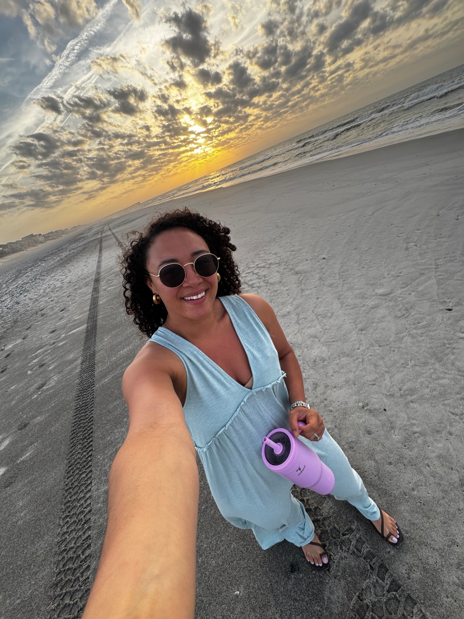 Wearing a medium in this aerie jumpsuit 